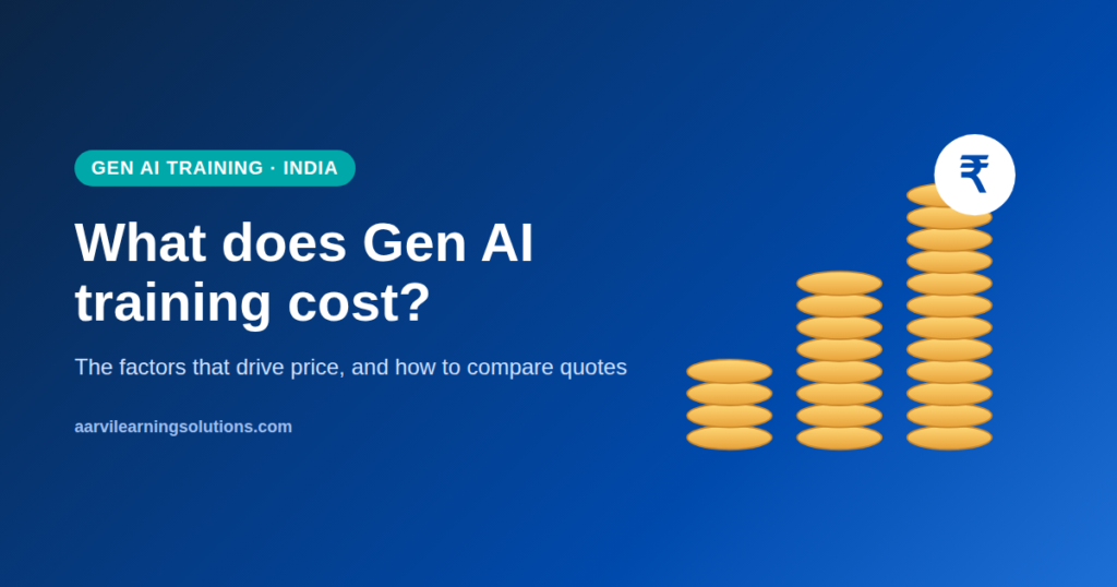 Gen AI training cost in India